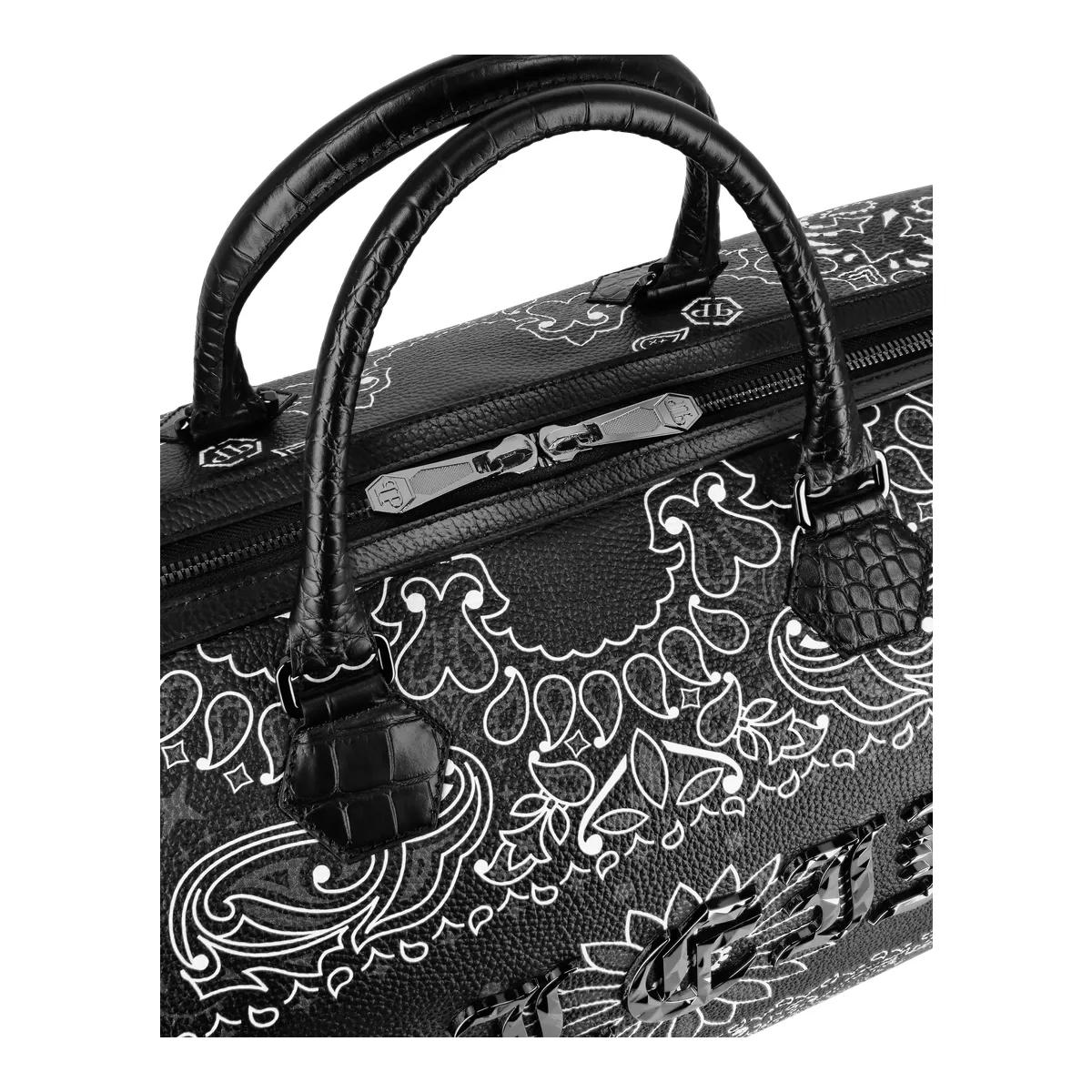 Thumbnail - Philipp Plein Weekender - Henkeltasche Gothic Plein - Gr. unisize - in Schwarz - für Damen