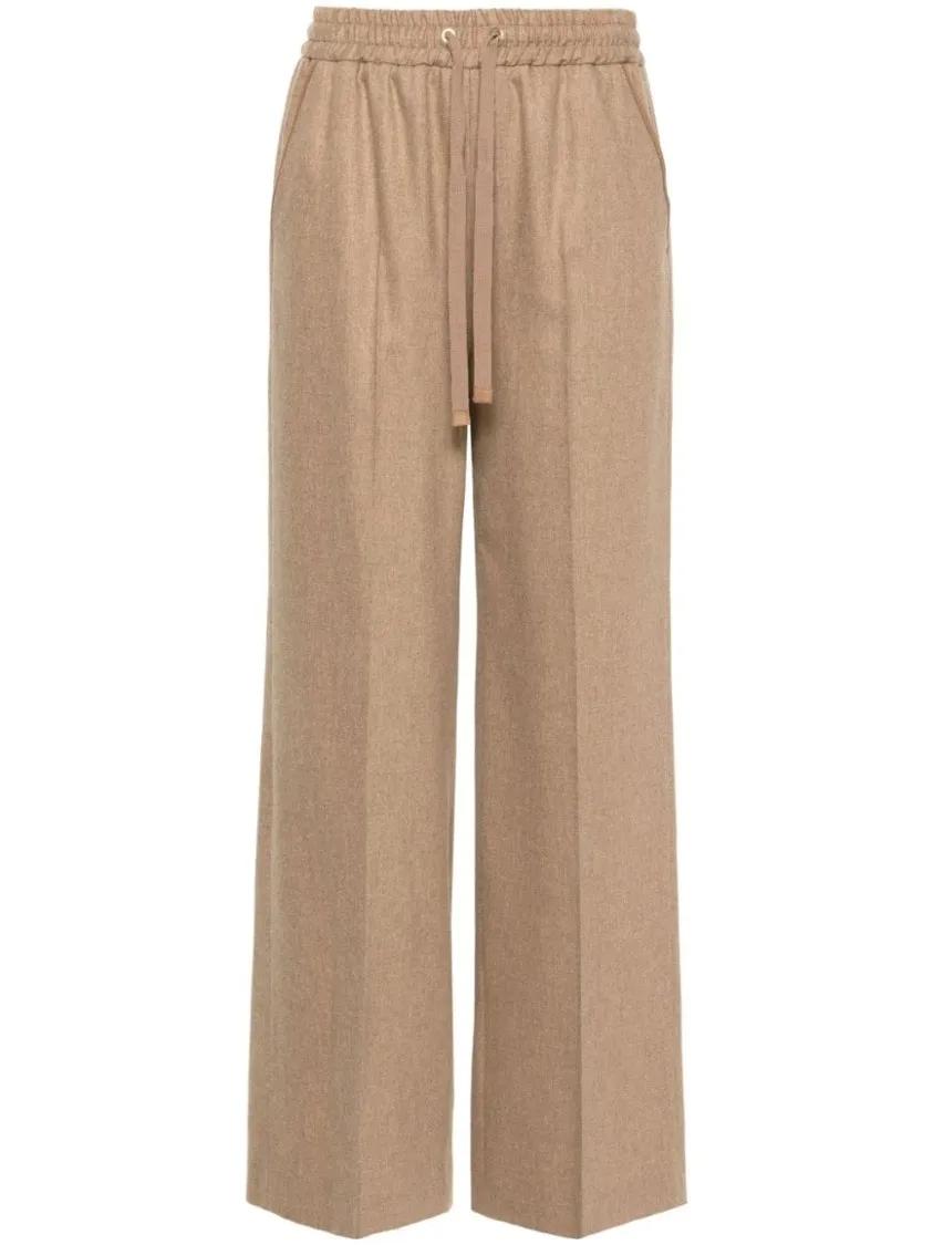 Lorena Antoniazzi - Virgin Wool Trousers - Größe 44 - braun