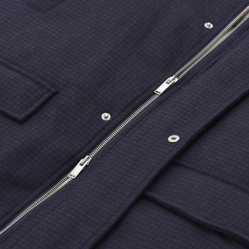 Lardini  Daunenjacke mit Wolle & Kaschmir blau(Image 4)