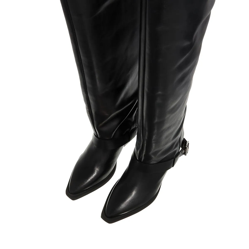 Nubikk Biker Boots Liv Mile Black Leather(Image 6)