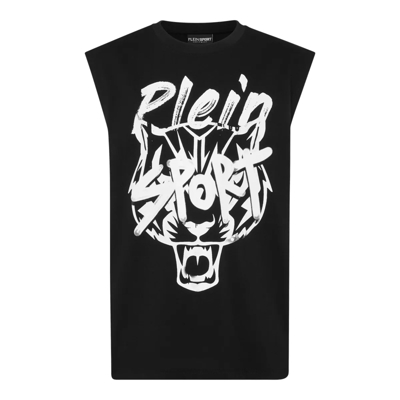 Plein Sport Top Tank-Top schwarz