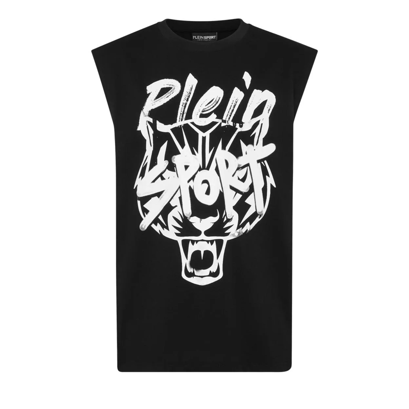 Plein Sport Top Tank-Top schwarz