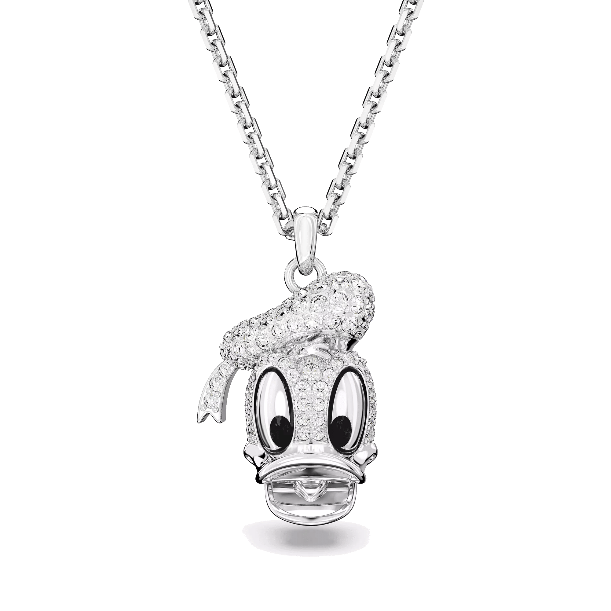 Swarovski Charms - Disney Donald Duck pendant, Rhodium plated - Gr. unisize - in Weiß - für Damen