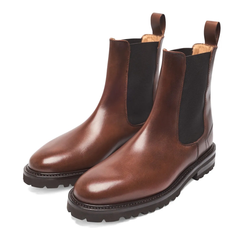 Henry Stevens Chelsea Boots Der Bonnie Boot aus Boxcalf verfügt über e mittel-braun(Image 2)