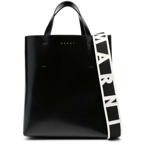 Marni Schultertasche shopping black schwarz
