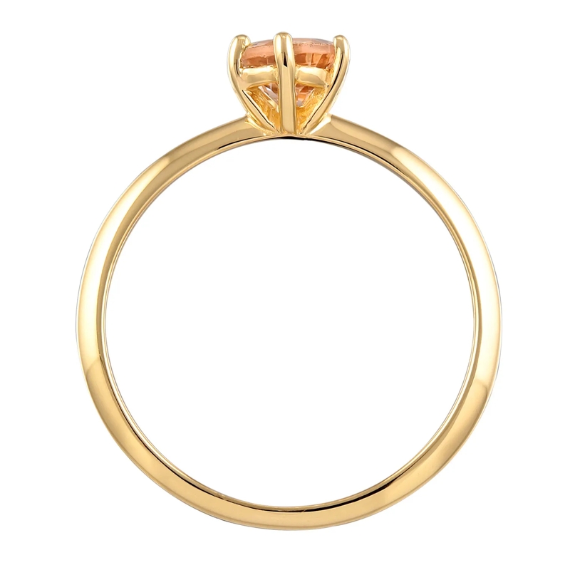 Elli Ring Ring Morganit Solitär Verlobungsring 585 Gelbgold gold(Image 3)