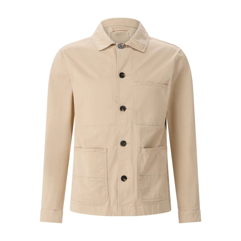 Woolrich Veste de transition Leichte Jacke aus Baumwolltwill grün(Image 5)