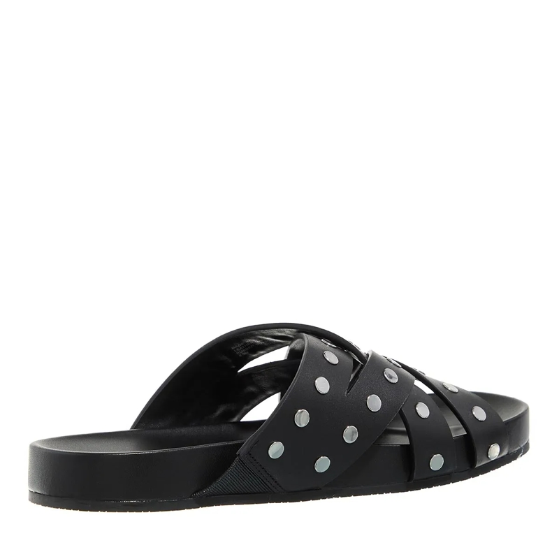 MICHAEL Michael Kors Slides Irene Flat Sandal Black(Image 4)
