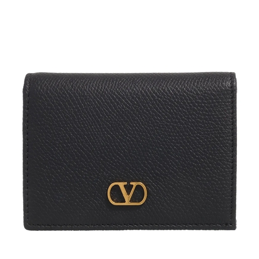 Valentino Garavani Bi-Fold Portemonnaie Flap French Wallet Nero