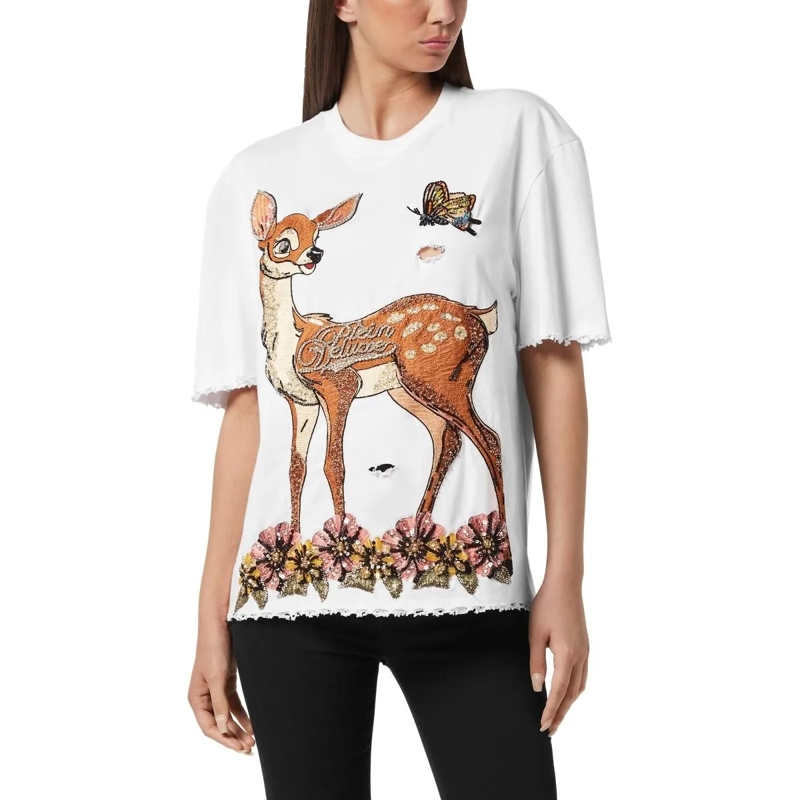 Philipp Plein T-Shirt T-Shirt Man Fit weiss(Image 4)