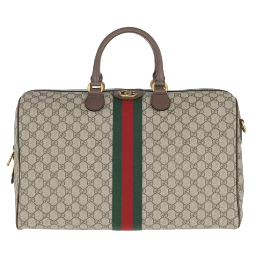 Gucci Ophidia GG Medium Carry-On Duffle Bag Beige/Ebony Weekender