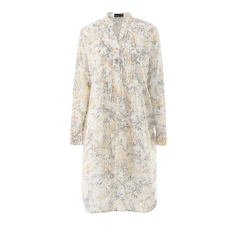 VAN LAACK Maxikleid Kleid Modern Fit Druck braun