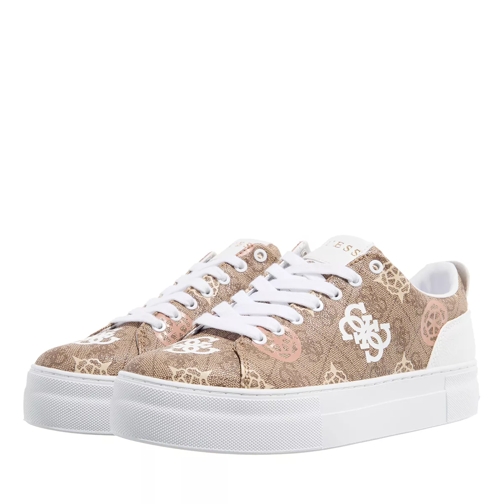 Guess Gianele4 Sneaker Beige/Brown Low-Top Sneaker