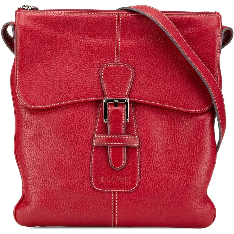 Loewe Sac à bandoulière Leather Crossbody rot