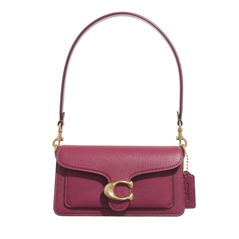 Coach Crossbody Bag Polished Pebble Leather Tabby Shoulder Bag 20 Pink