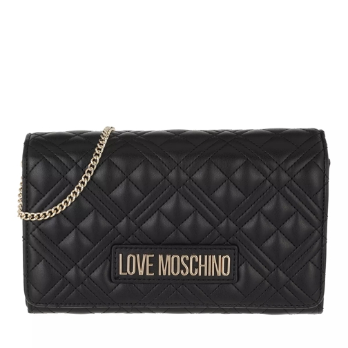 Love Moschino Borsa Quilted  Pu  Nero Crossbody Bag