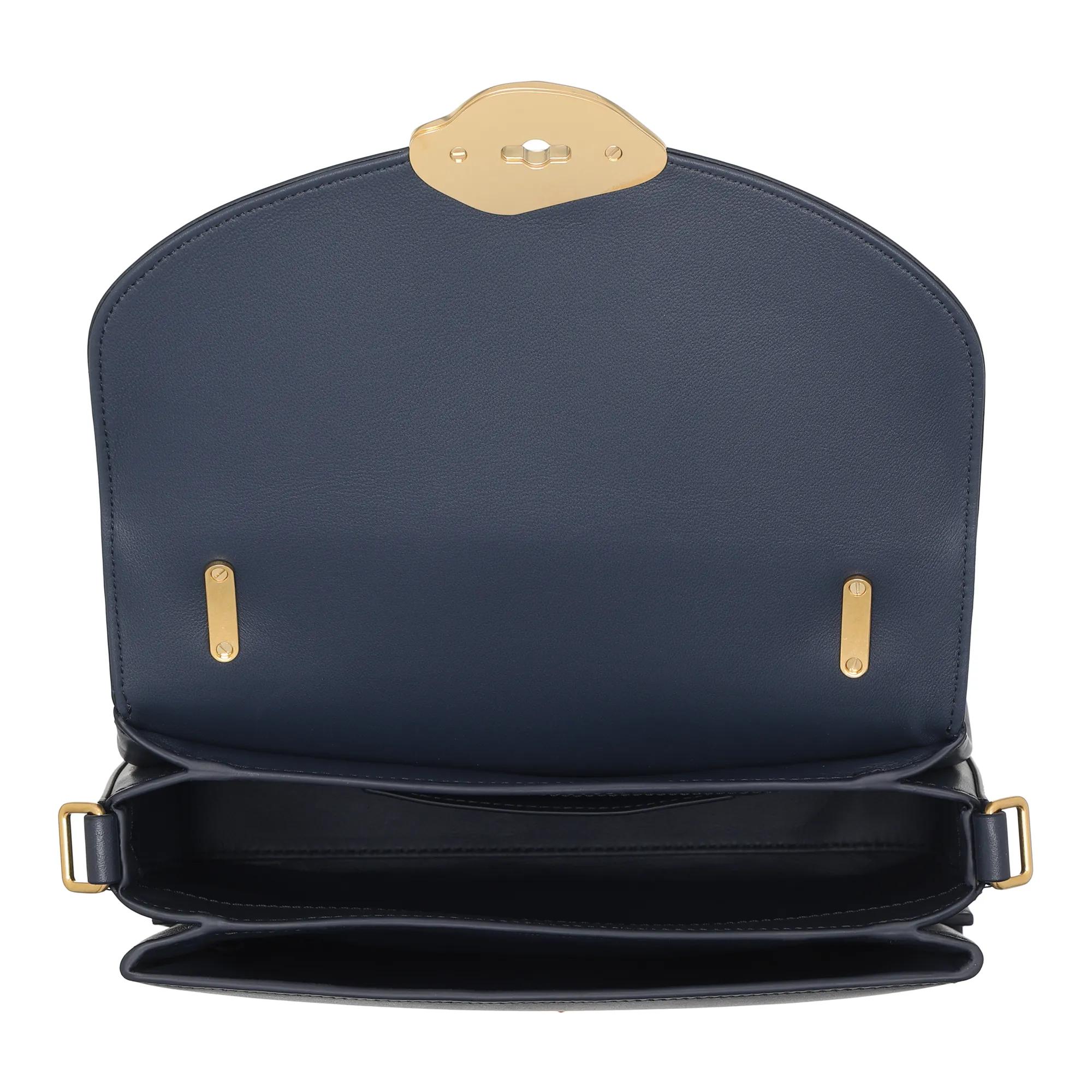 Mulberry Shoppers & Totes Lana Top Handle High Gloss Leather in blauw