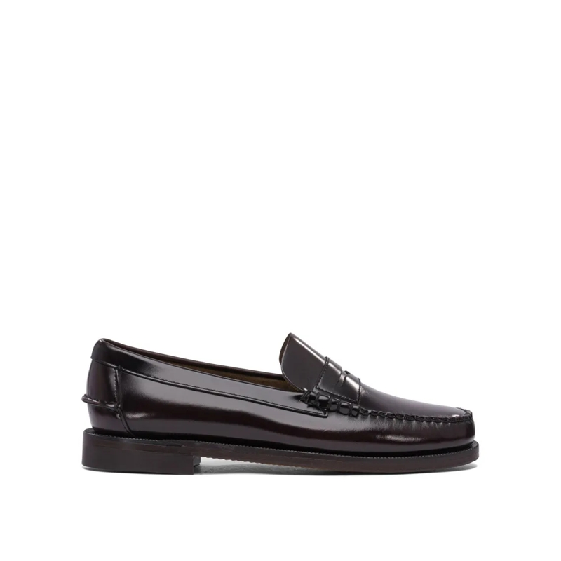 Sebago Loafer Brown Leather Moccasin Loafers Black
