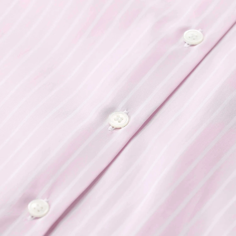 Blooming Bluse Gestreifte Hemdbluse Loreto pink(Image 3)