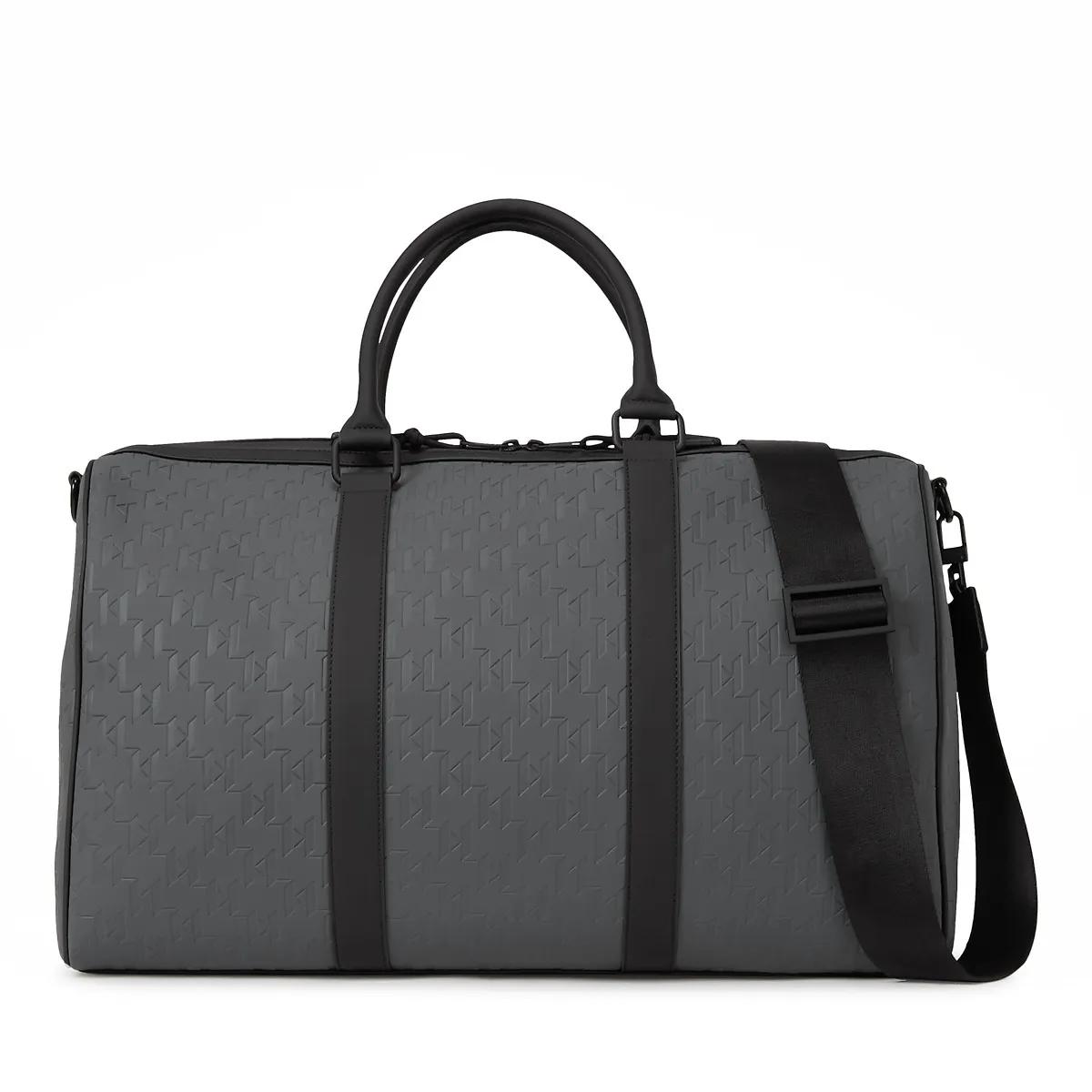 Karl Lagerfeld Shopper - K/Monogram wetterfeste Weekender-Tasche - Gr. unisize - in Grau - für Herren