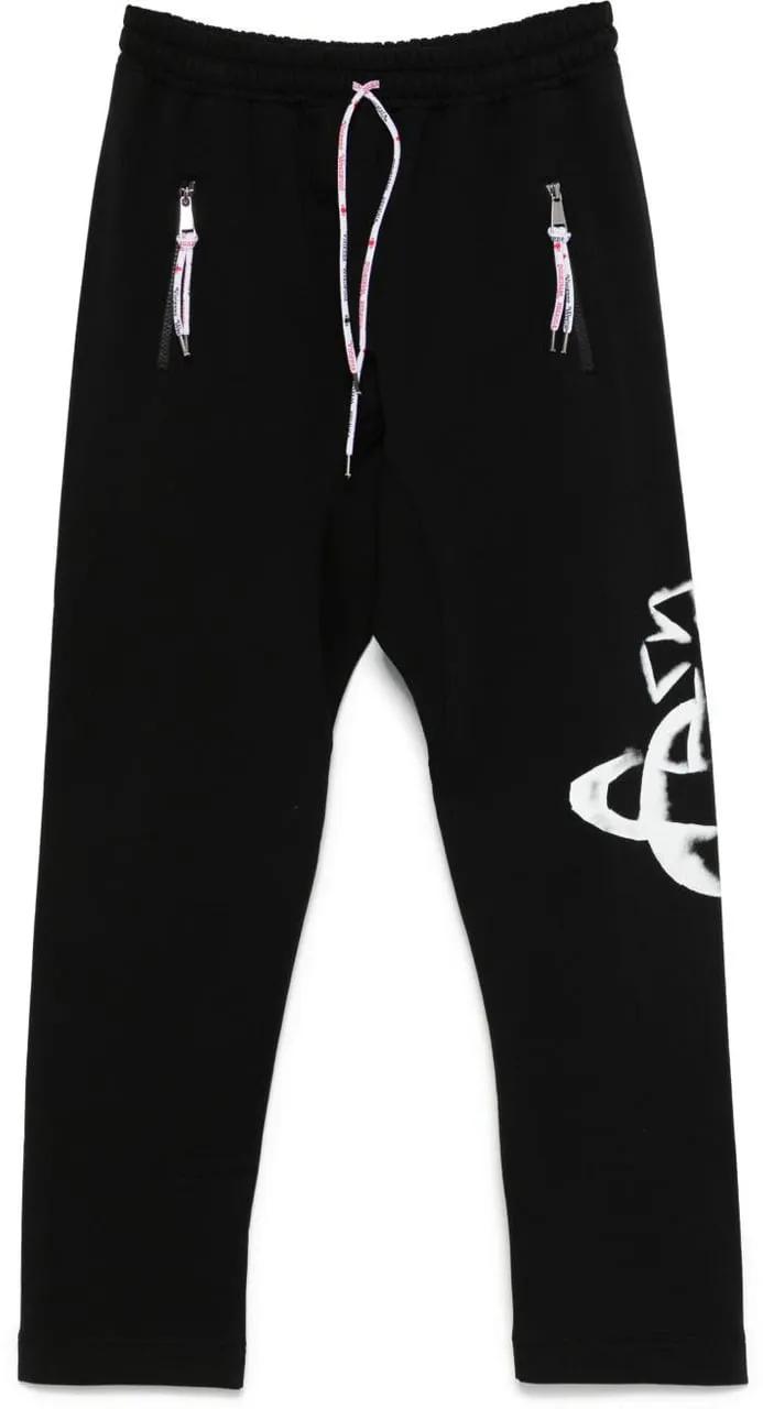 Thumbnail - Vivienne Westwood - Trousers Black - Größe L - schwarz