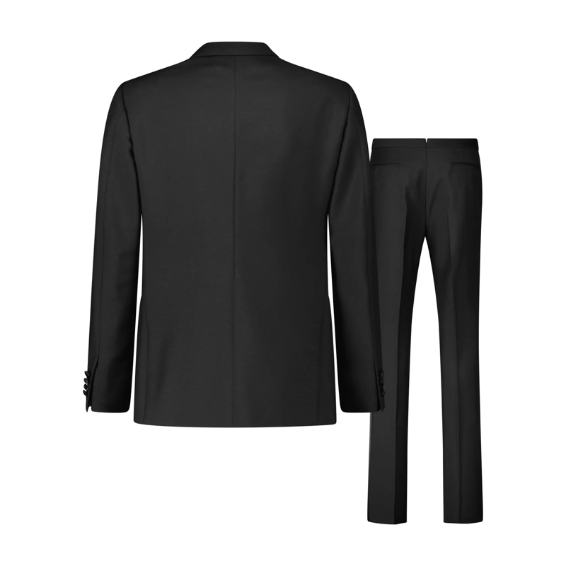 Emanuela Caruso Blazer Smoking Norma aus Wolle schwarz(Image 11)