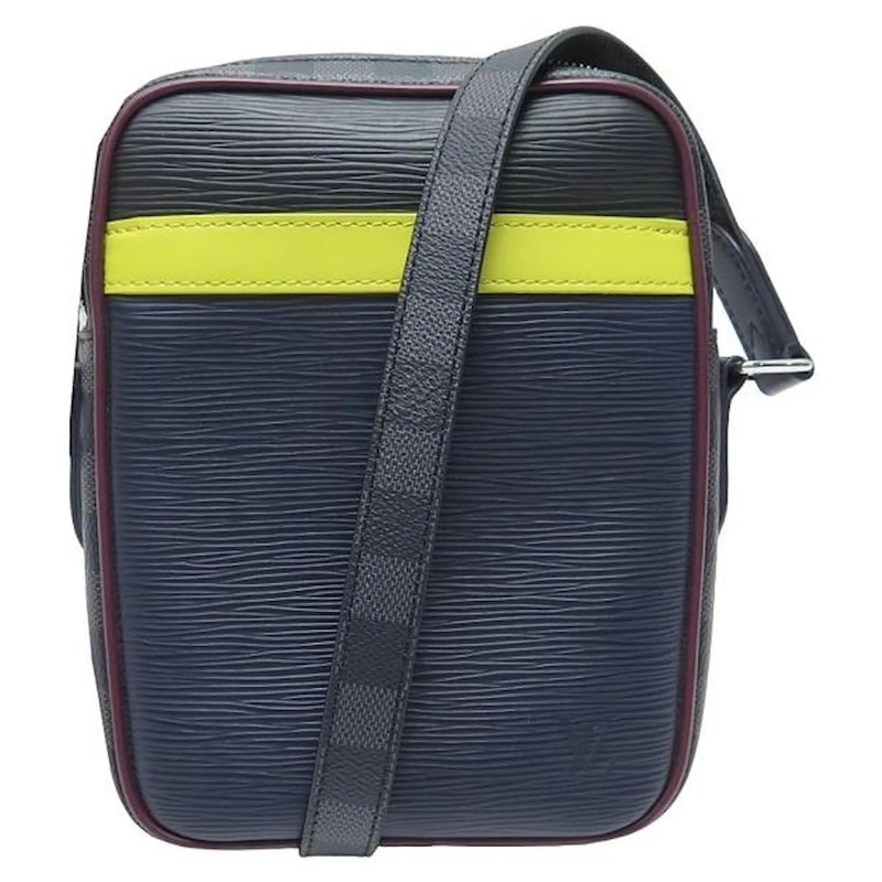 Louis Vuitton Saddle Bag NEUE LOUIS VUITTON DANUBE SLIM PM LEDER EPI CROSSB hellblau