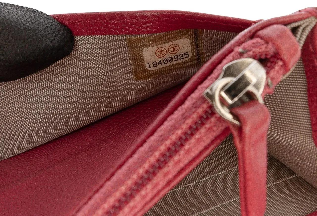 Thumbnail - Chanel Hobo Bags - CC Caviar Sevruga Wallet On Chain - Gr. unisize - in Rot - für Damen