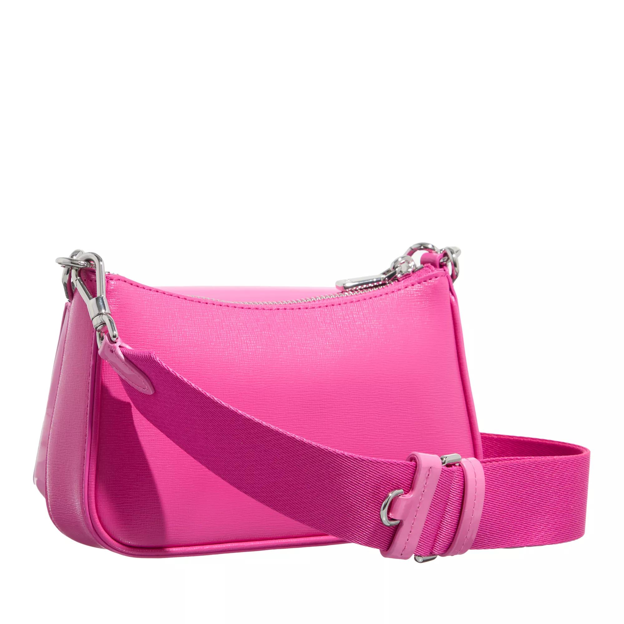 Kate spade new york Crossbody bags Double Up Patent Saffiano Leather in roze