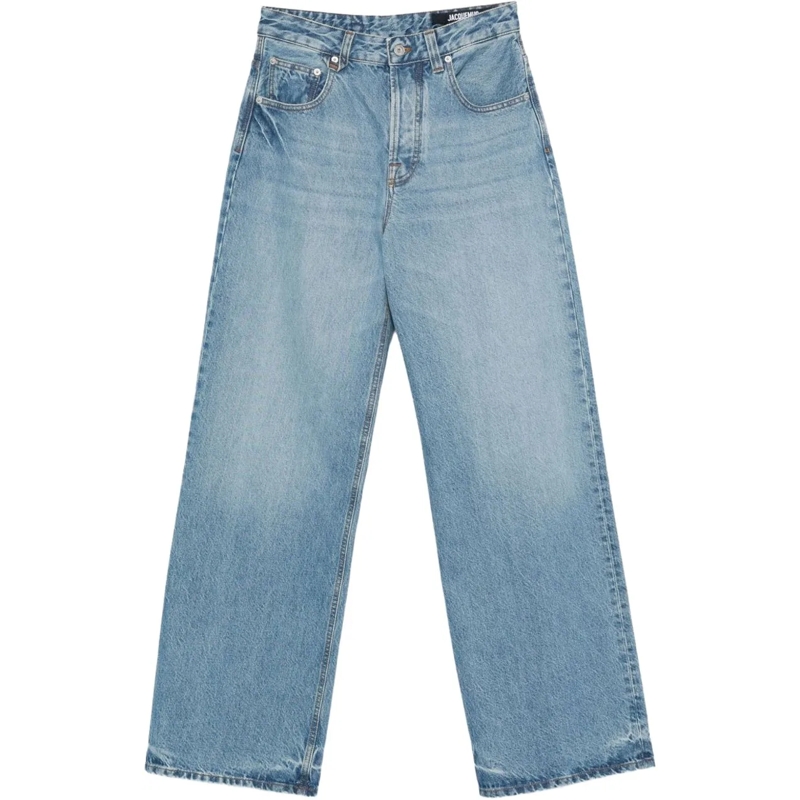 Jacquemus Jeans mit geradem Bein Jeans Bluetabacco blau