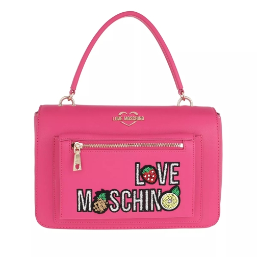 Love Moschino Fruit Crossbody Bag Fuxia Satchel