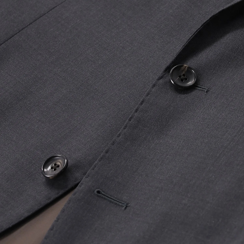 windsor. Anzugjacke Sakko aus Wolle schwarz(Image 7)