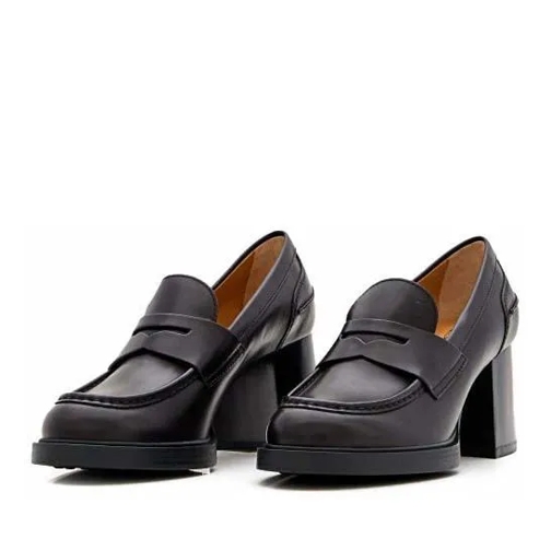 Tod's 65Mm T Chain Heeled Loafer Black lage-top sneaker