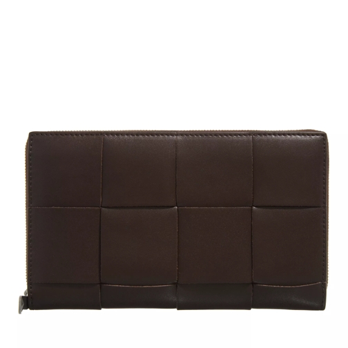 Bottega Veneta Wallet Light Brown Portemonnaie mit Zip-Around-Reißverschluss