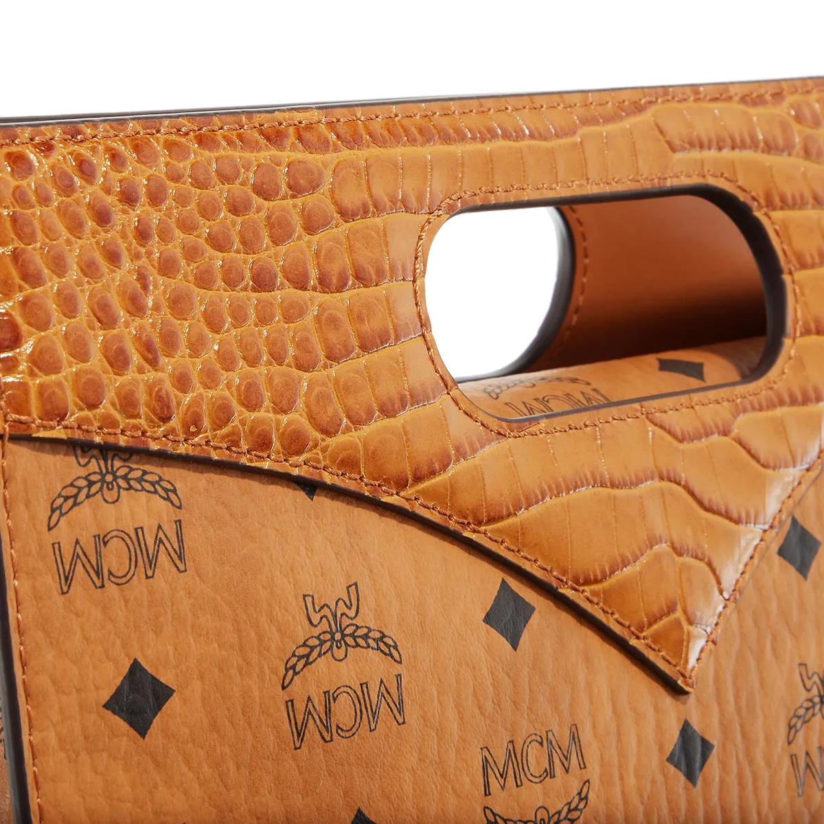 MCM Crossbody bags Diamond Vi Sml Crossbody in bruin