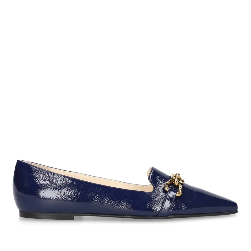 Henry Stevens Claquettes Loafer Madison HVL dunkel-blau