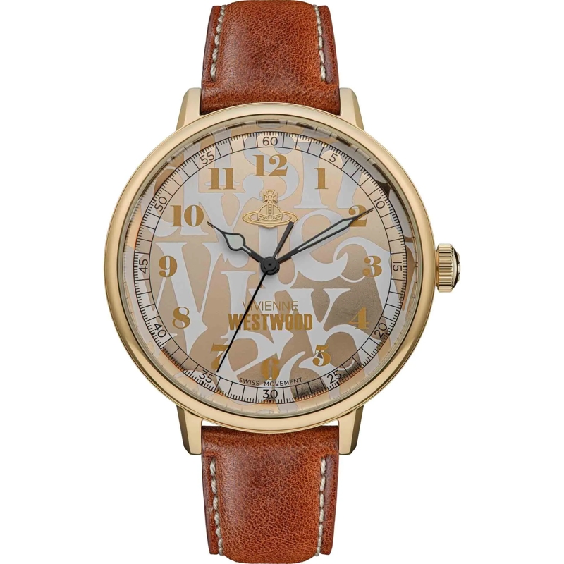 Vivienne Westwood Automatikuhr Quarzuhr Cavendish braun