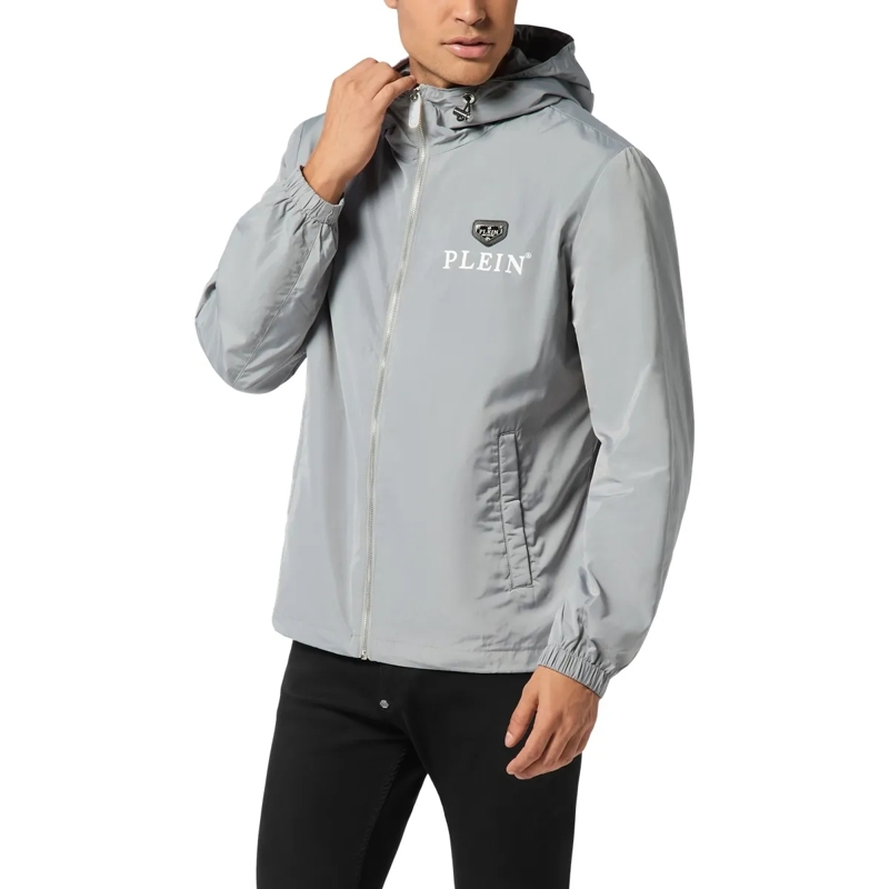 Philipp Plein Daunenjacke Windbreaker grau(Image 3)