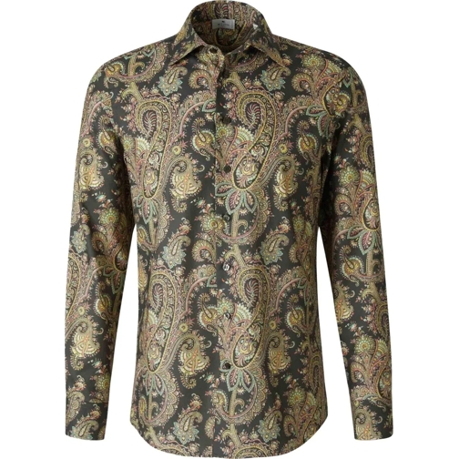 Etro T-Shirts Paisley Motif Shirt mehrfarbig