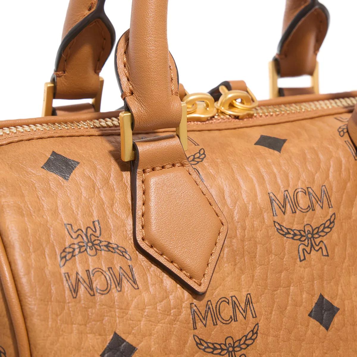 MCM Bowlingtassen Ella Boston Small in cognac