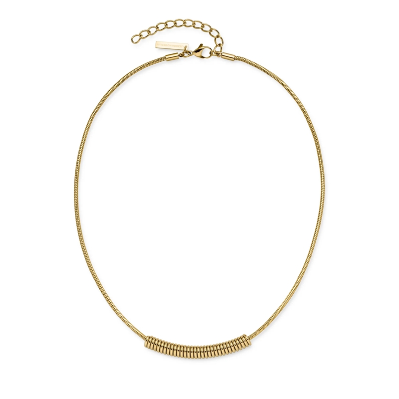 Liebeskind Berlin Mittellange Halskette Edelstahl Twist gold(Image 3)