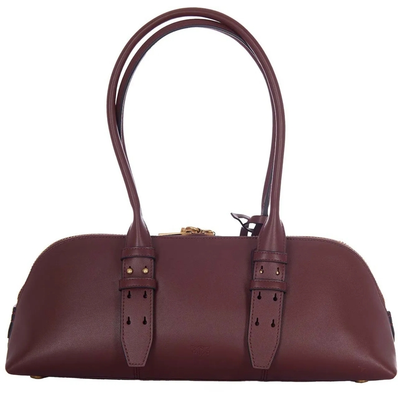 Pinko Schultertasche Bags Burgundy Wine-Antique Gold braun(Image 2)