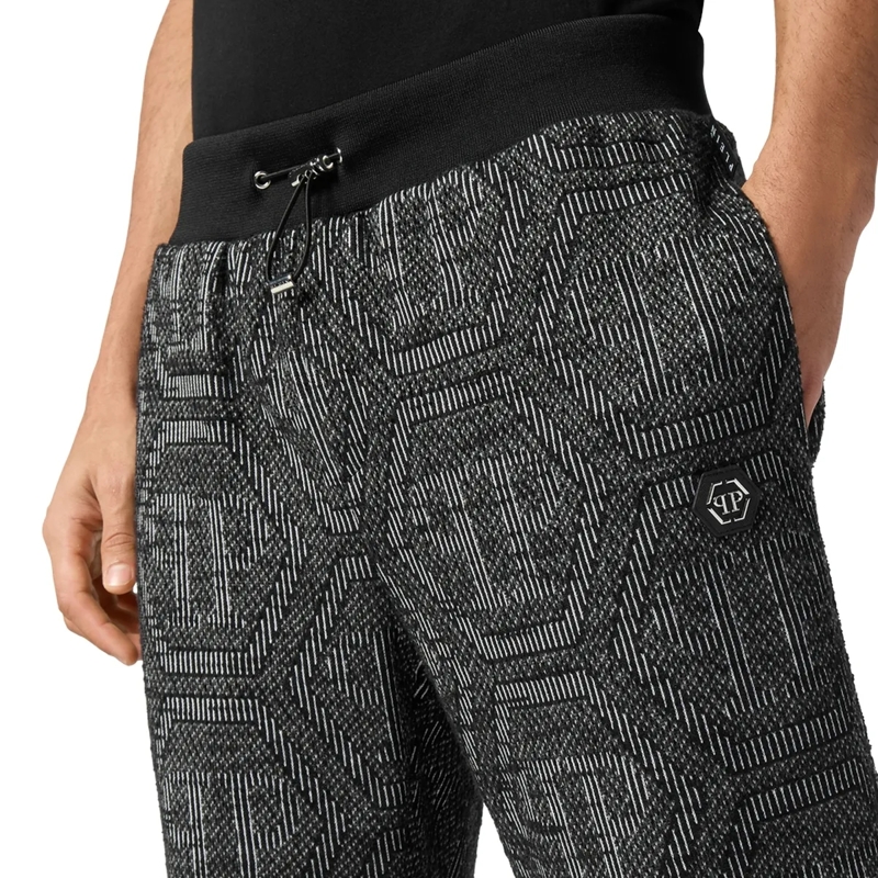 Philipp Plein Jogginghose Jogginghose Monogram schwarz(Image 4)