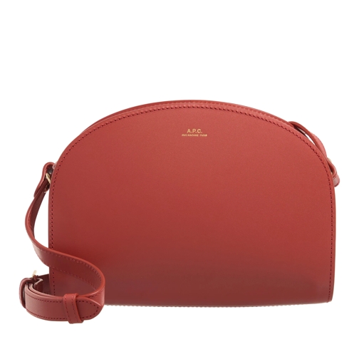 A.P.C. Crossbody Bag Sac Demi-Lune Cherry