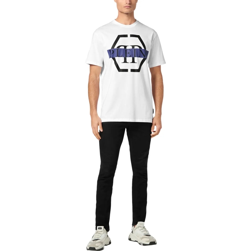 Philipp Plein T-Shirt T-Shirt Rundhalsausschnitt Ss weiss(Image 5)