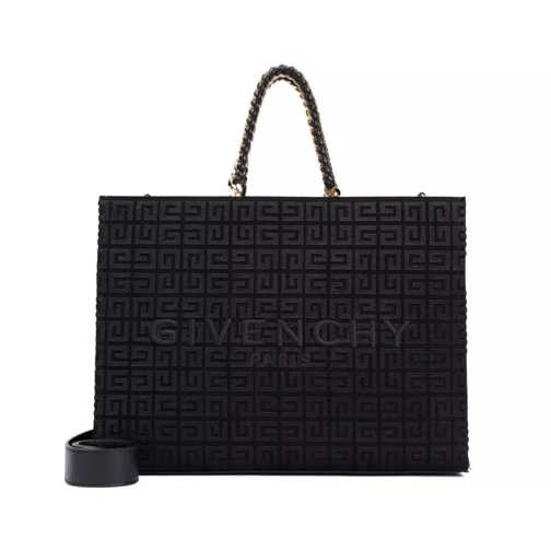 Givenchy Black Cotton Shopping Bag Black Tote