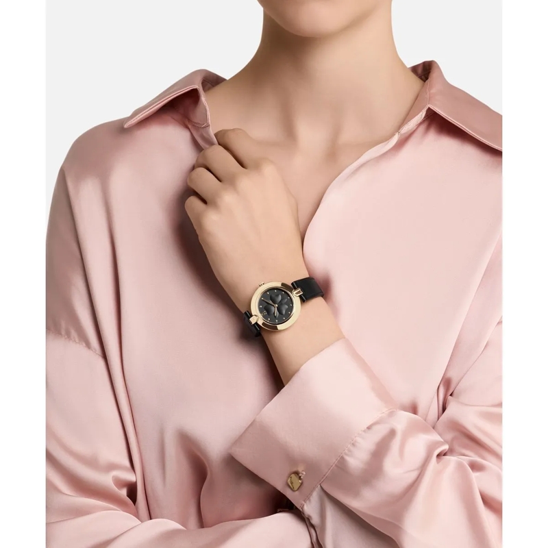 Furla Quarzuhr Quarz-Analoguhr Furla Logo Links schwarz(Image 2)