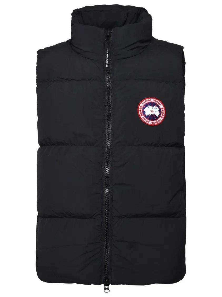 Canada Goose - Lawrence Vest In Black Polyamide - Größe XL - schwarz