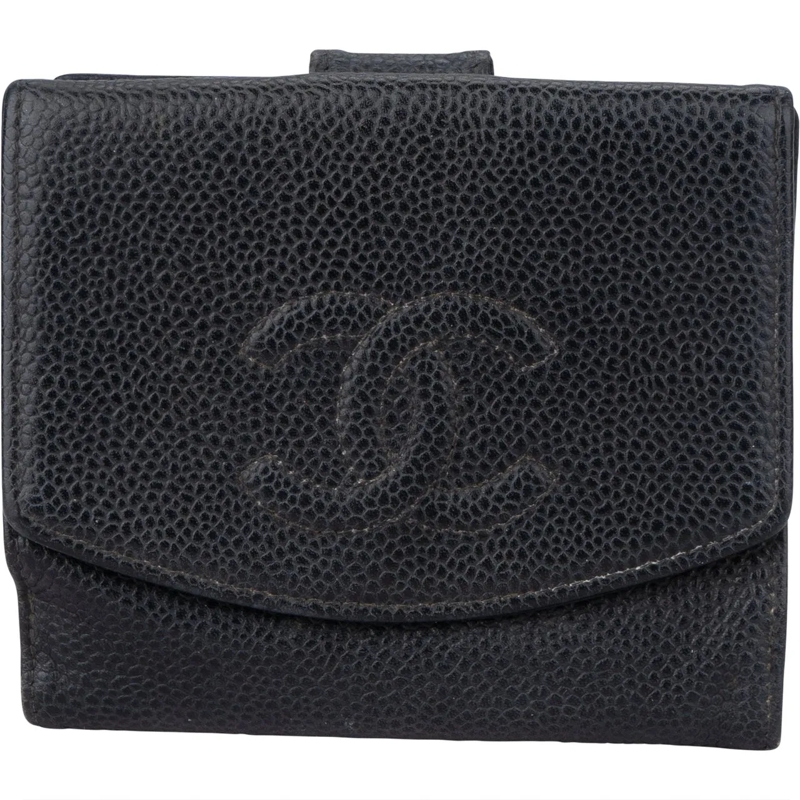 Chanel Geldbörse Chanel Caviar Leather CC Wallet mehrfarbig
