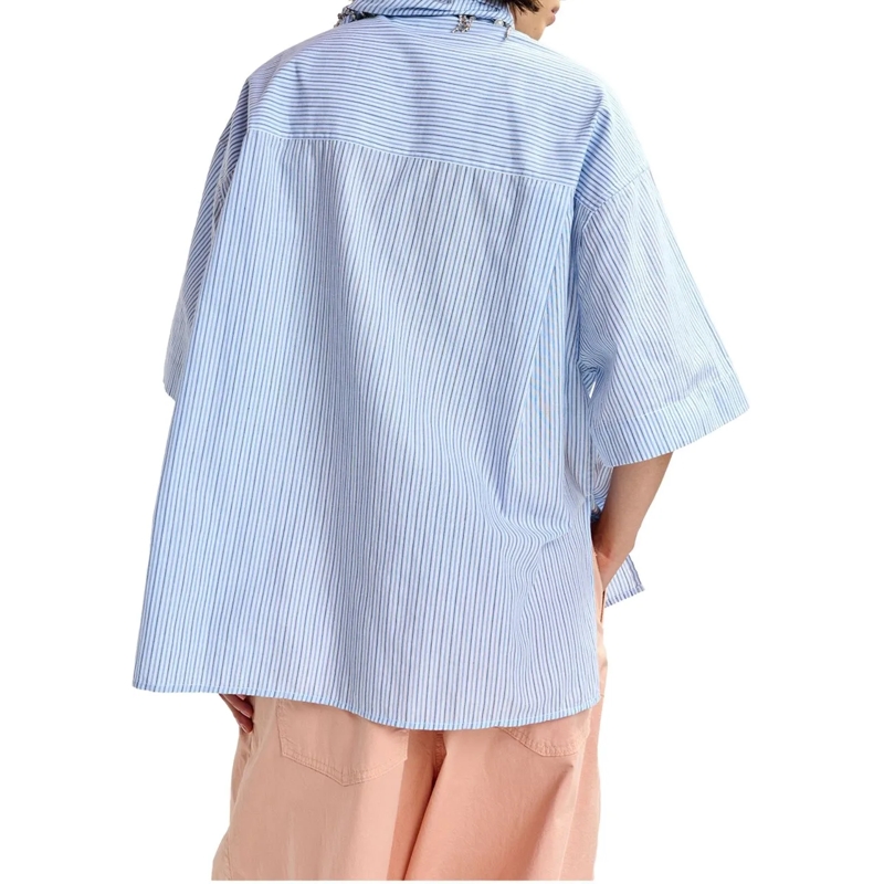Essentiel Antwerp Bluse Essentiel Antwerp Boxy Oversized Shirt Blouses Off weiß(Image 4)